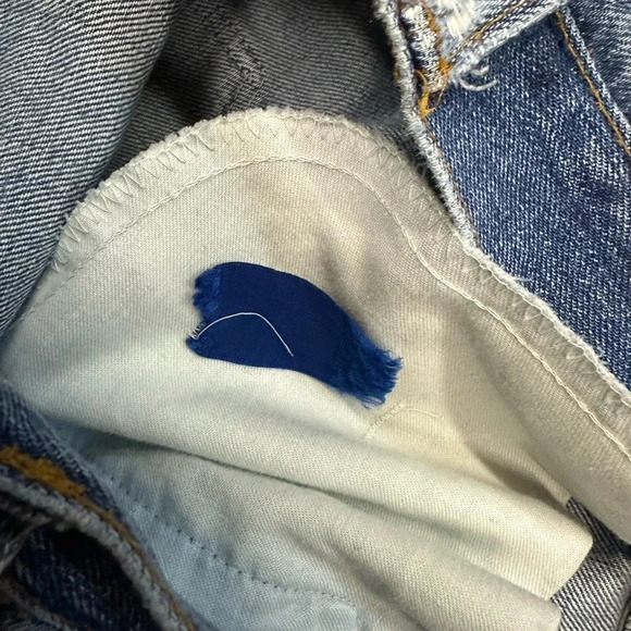 Vintage 1970s Blue Midwash Jeans Size 34 - Picture 3 of 7